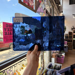 Navy Blue Waterglass Oceanside Sheet Glass