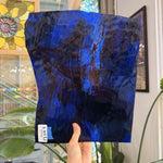 Dark Blue Red Mixed Transparent (Large) Sheet Glass