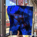 Dark Blue Red Mixed Transparent (Large) Sheet Glass