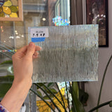 Clear Cord Transparent Textured Oceanside Sheet Glass