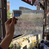 Clear Cord Transparent Textured Oceanside Sheet Glass