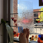 Clear Transparent Textured Glue Chip Sheet Glass