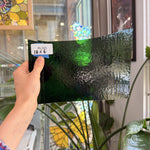 Vintage Dark Green Textured Spectrum Sheet Glass