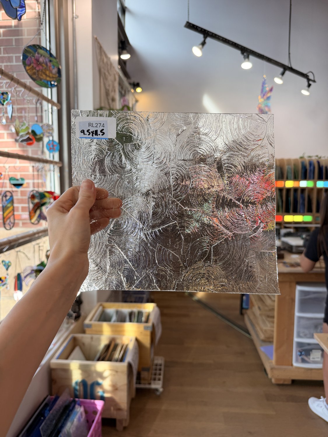 Clear Rondalite Textured Kokomo Sheet Glass