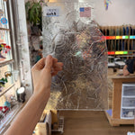 Clear Rondalite Textured Kokomo Sheet Glass