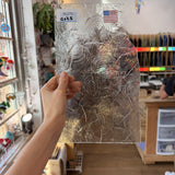 Clear Rondalite Textured Kokomo Sheet Glass