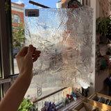 Clear Rondalite Textured Kokomo Sheet Glass