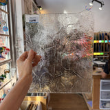 Clear Rondalite Textured Kokomo Sheet Glass