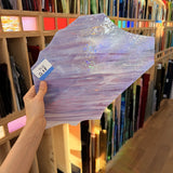 Rare Pink Purple Mixed Spectrum Pearl Opal Sheet Glass