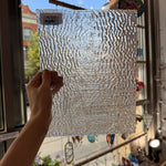Clear Fipple Textured Sheet Glass Fusible 96 COE (UBY 57 0096)