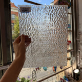 Clear Fipple Textured Sheet Glass Fusible 96 COE (UBY 57 0096)