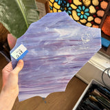 Rare Pink Purple Mixed Spectrum Pearl Opal Sheet Glass