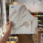 Mouthblown White Multicolor Fremont (S1 55) Sheet Glass