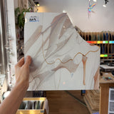 Mouthblown White Multicolor Fremont (S1 55) Sheet Glass