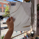 Mouthblown White Multicolor Fremont (S1 55) Sheet Glass