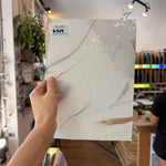 Mouthblown White Multicolor Fremont (S1 55) Sheet Glass