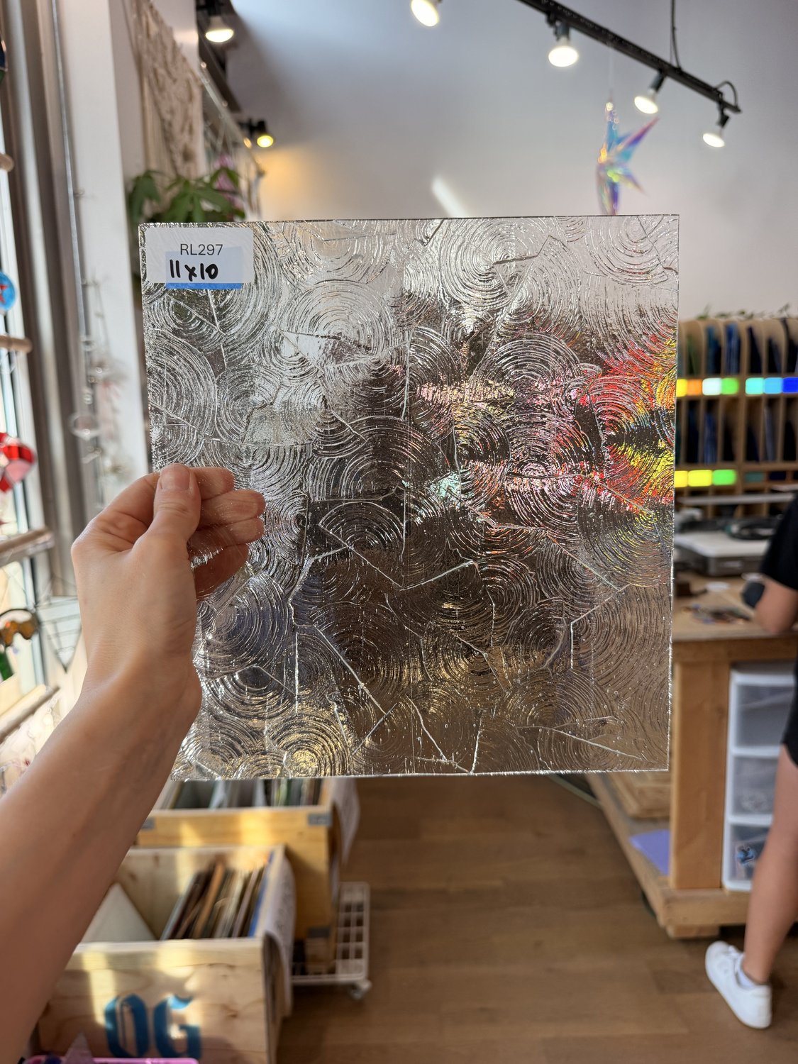 Clear Rondalite Textured Kokomo Sheet Glass