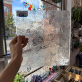 Clear Rondalite Textured Kokomo Sheet Glass