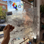 Clear Rondalite Textured Kokomo Sheet Glass