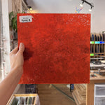 Orange Cathedral Transparent Textured Vertigo Kokomo Sheet Glass