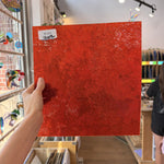 Orange Cathedral Transparent Textured Vertigo Kokomo Sheet Glass