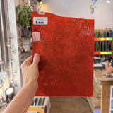 Orange Cathedral Transparent Textured Vertigo Kokomo Sheet Glass