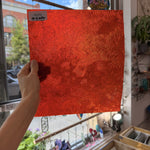 Orange Cathedral Transparent Textured Vertigo Kokomo Sheet Glass