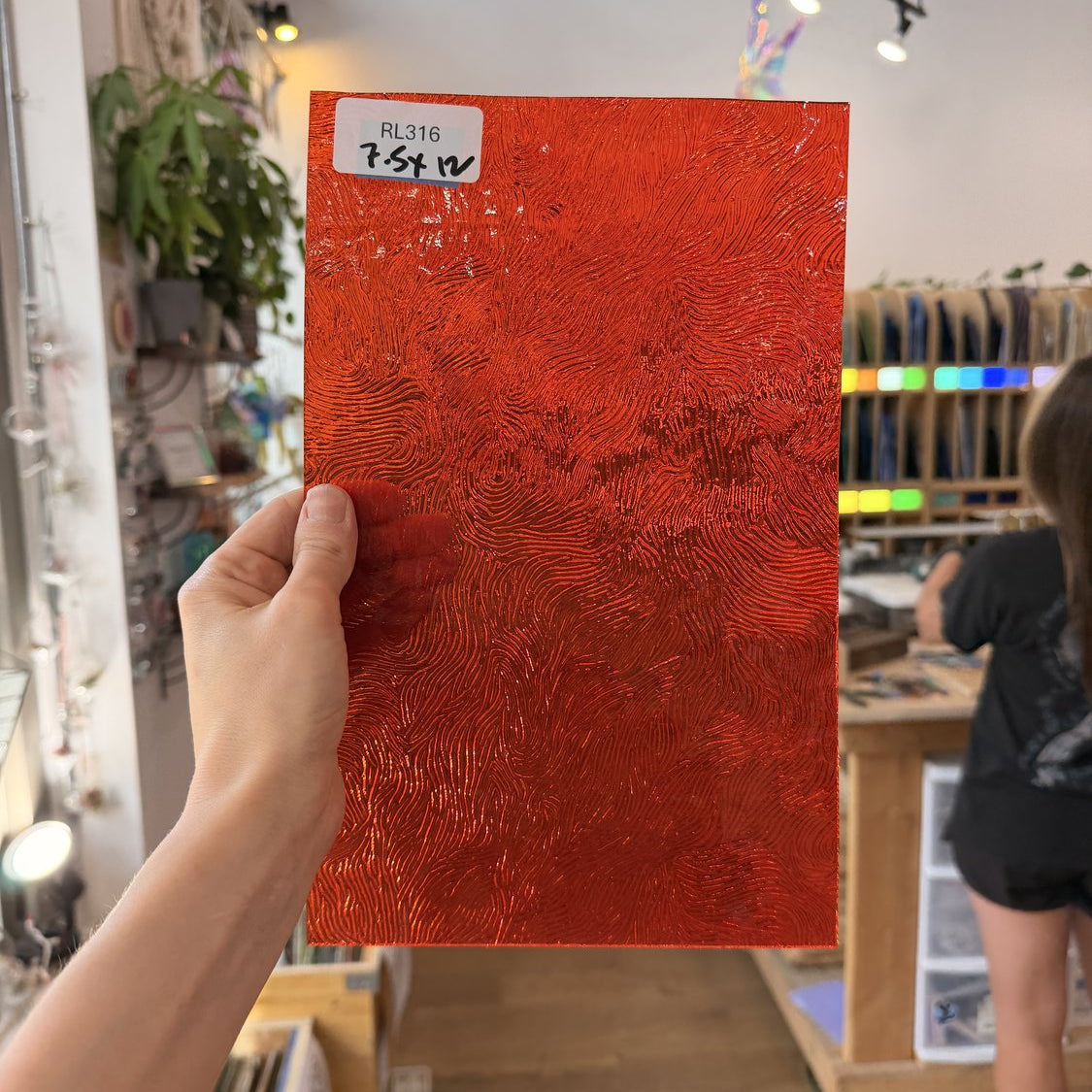 Orange Cathedral Transparent Textured Vertigo Kokomo