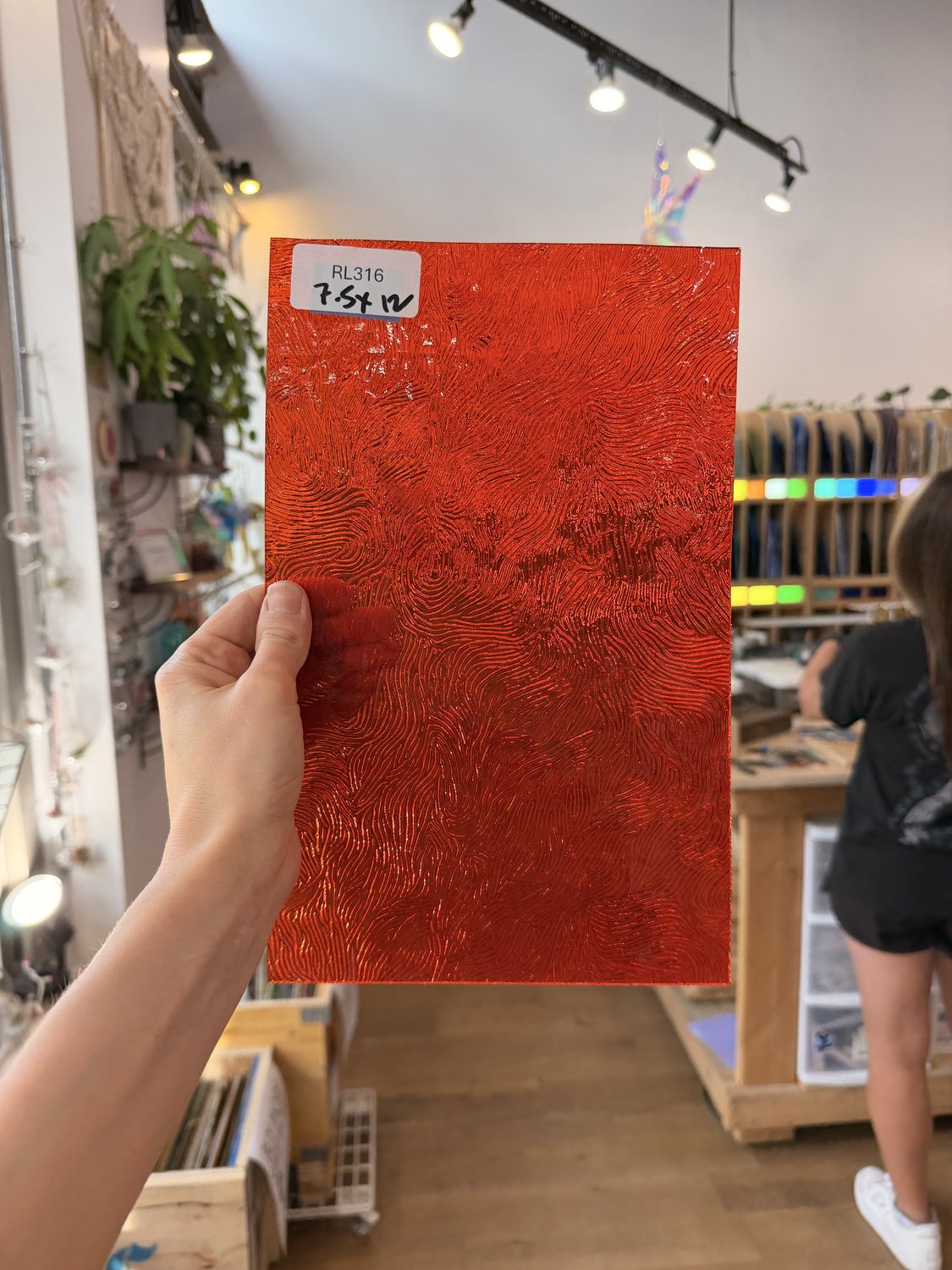 Orange Cathedral Transparent Textured Vertigo Kokomo