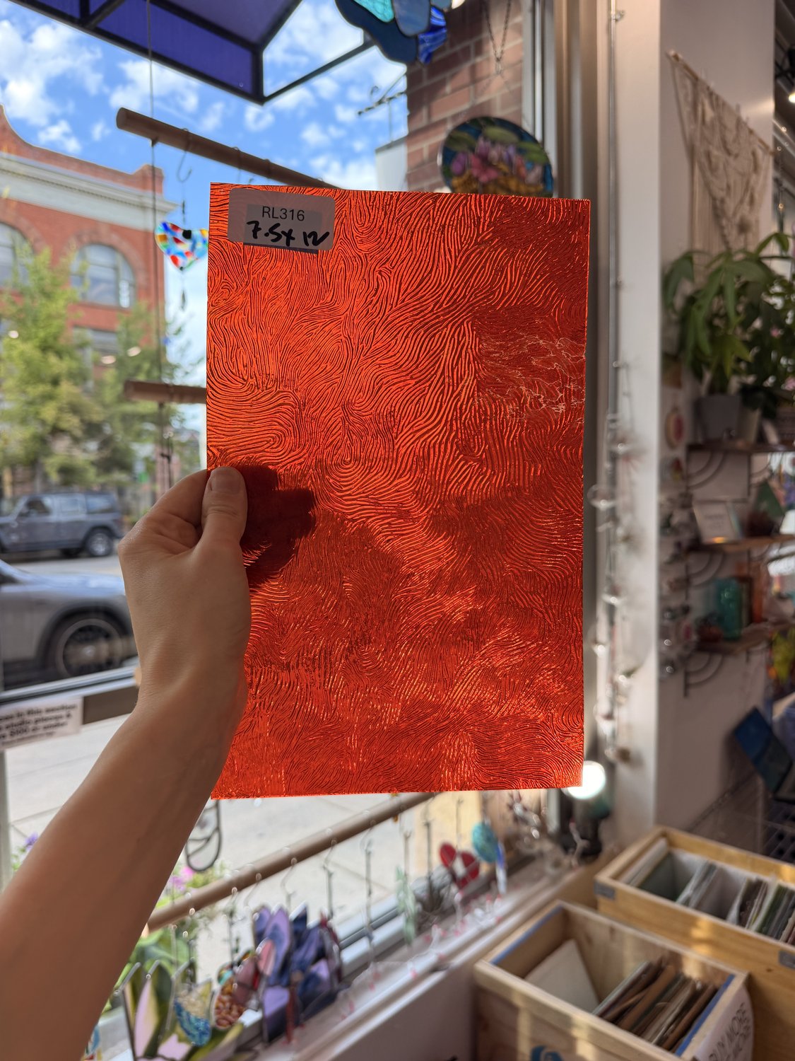 Orange Cathedral Transparent Textured Vertigo Kokomo