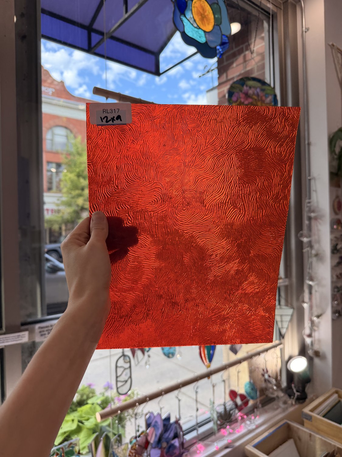 Orange Cathedral Transparent Textured Vertigo Kokomo