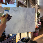 Periwinkle Stipple Youghiogheny Sheet Glass