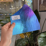 Blue and Purple on Black Dichroic