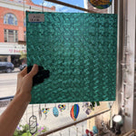 Teal Transparent Textured Celtic Kokomo Sheet Glass