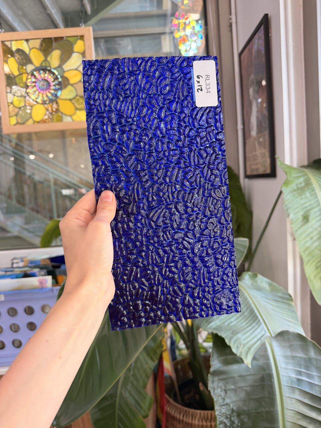 Cobalt Blue Transparent Figure C Wissmach Sheet Glass – RL334