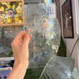Choice Fracture Blue Green Transparent Sheet Glass – RL335