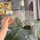 Choice Fracture Blue Green Transparent Sheet Glass – RL337