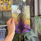 Iridescent Purple 311V Dew Drop Textured Transparent Wissmach Sheet Glass – RL338