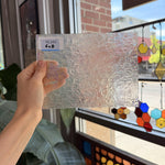 Clear Iridescent Florentine Wissmach Sheet Glass – RL340