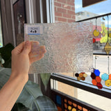 Clear Iridescent Florentine Wissmach Sheet Glass – RL340