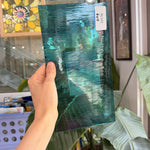 Sky Blue Green Mixed Waterglass Oceanside Fusible 96 COE Sheet Glass
