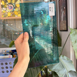 Sky Blue Green Mixed Waterglass Oceanside Fusible 96 COE Sheet Glass