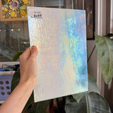 Blue White Iridescent Wissmach Sheet Glass – RL348