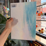 Blue White Iridescent Wissmach Sheet Glass – RL348