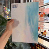 Blue White Iridescent Wissmach Sheet Glass – RL348