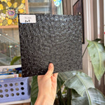 Black Textured Wissmach Florentine Sheet Glass Fusible 96 COE – RL355
