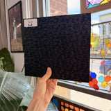 Black Textured Wissmach Florentine Sheet Glass Fusible 96 COE – RL355