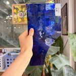 Dark Blue Transparent Oceanside Waterglass Fusible 96 COE Sheet Glass
