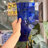 Dark Blue Transparent Oceanside Waterglass Fusible 96 COE Sheet Glass