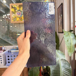 Grape Rough Rolled Oceanside Fusible 96 COE Sheet Glass